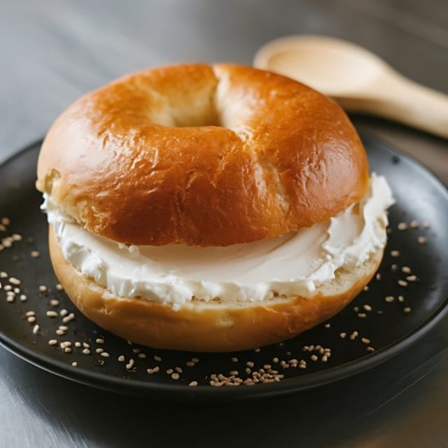 Plain Cream Cheese (Bagel).