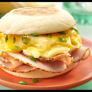 3 Egg Whites with Low Fat Cheese and Turkey
